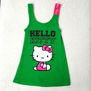 Sanrio's Hello Kitty girls size 4 ribbed tank top